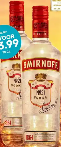 Mitra Smirnoff No. 21 | 70 CL aanbieding