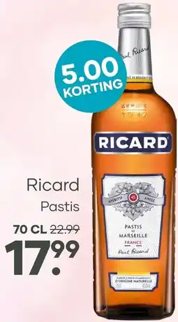 Mitra Ricard Pastis aanbieding