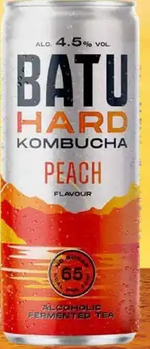 Mitra Batu Hard Kombucha Peach | 25 CL aanbieding
