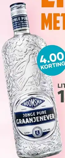 Mitra Boomsma Jonge Graanjenever | 100 CL aanbieding