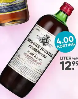 Mitra Weduwe Joustra Beerenburg aanbieding