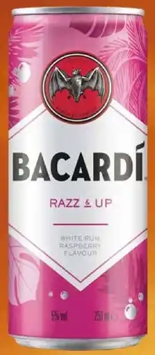 Mitra Bacardi Razz & Up | 25 CL aanbieding