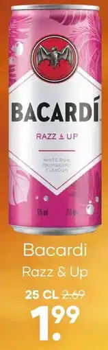 Mitra Bacardi Razz & Up aanbieding