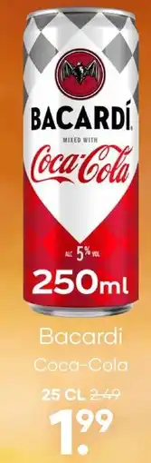 Mitra Bacardi Coca-Cola aanbieding