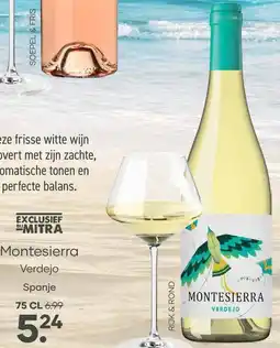 Mitra Montesierra Verdejo aanbieding