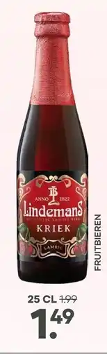 Mitra Lindemans Kriek aanbieding