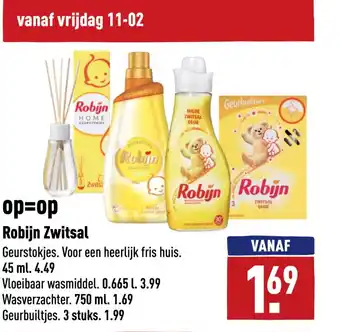 ALDI Robijn Zwitsal aanbieding