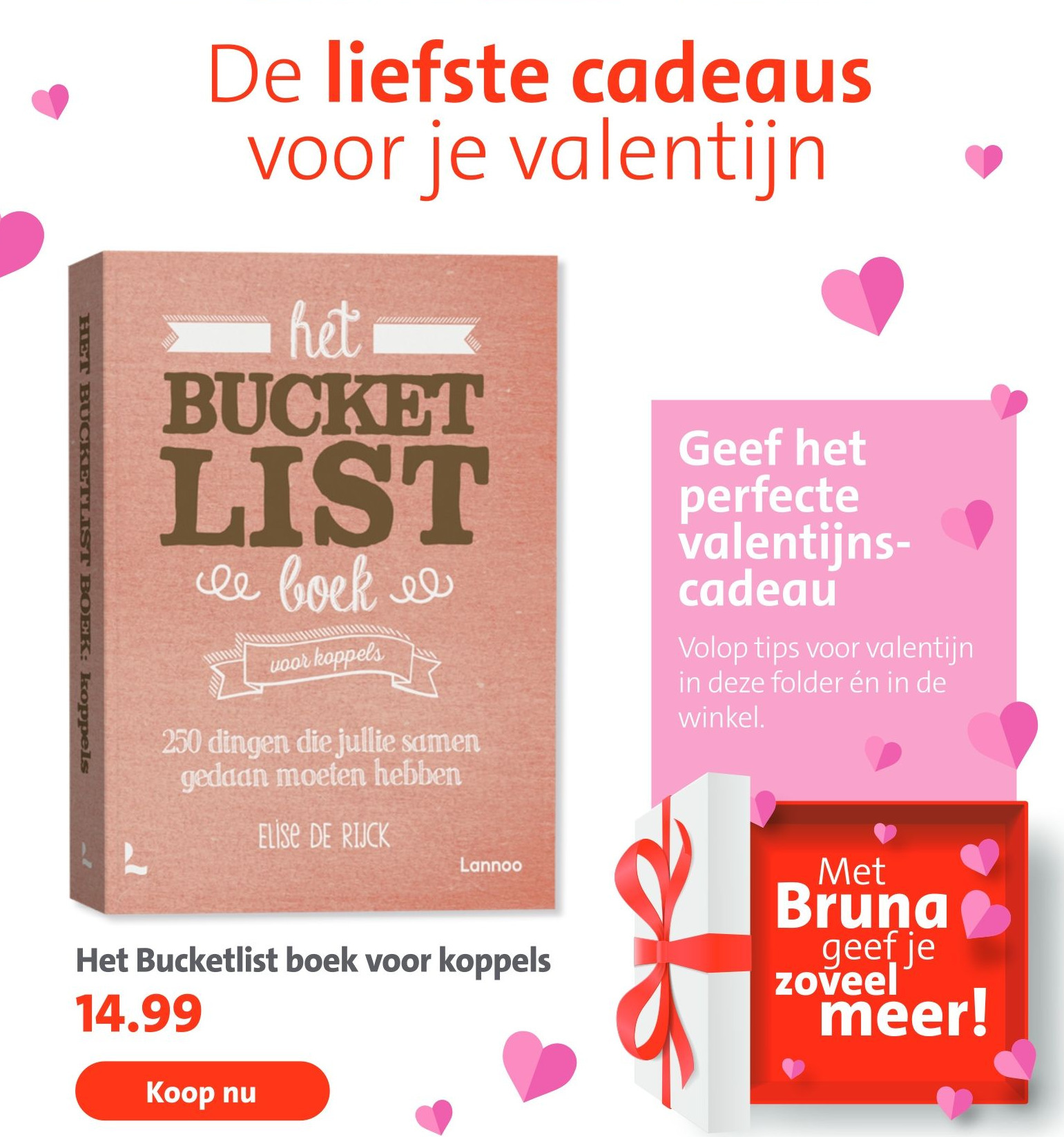 Het Bucketlist boek voor koppels aanbieding bij Bruna