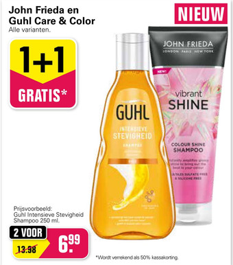 De Online Drogist John Frieda en Guhl Care & Color aanbieding