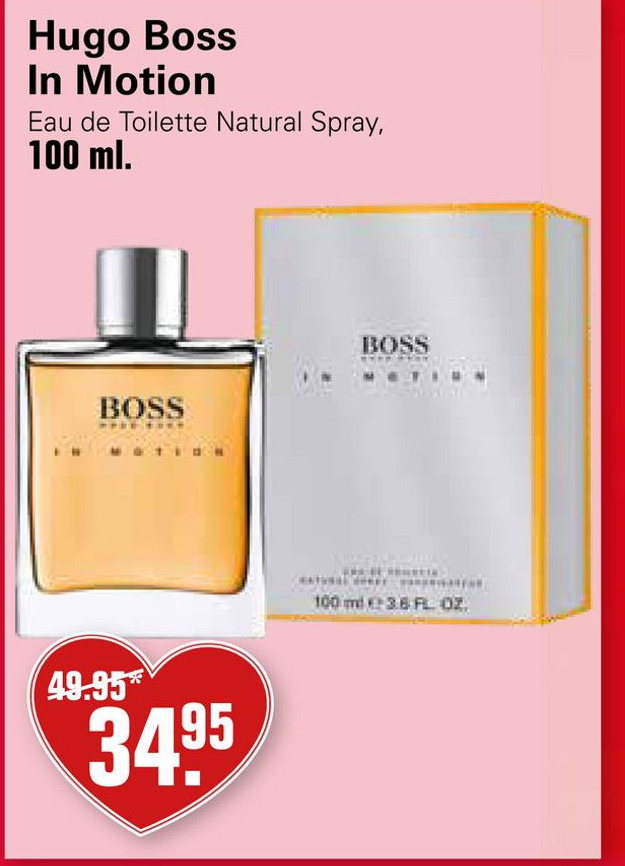 Hugo Boss In Motion aanbieding bij De Online Drogist