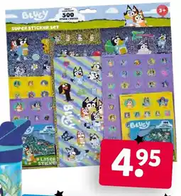 Intertoys Bluey super sticker set aanbieding