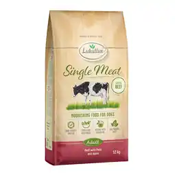 Zooplus Lukullus Single Meat Rund - 12 kg Nieuw Receptuur aanbieding