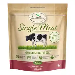 Zooplus Lukullus Single Meat Rund - 1 kg Nieuw Receptuur aanbieding
