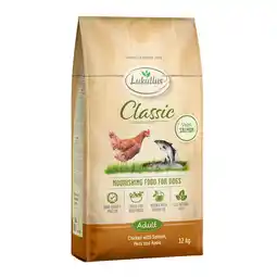Zooplus Lukullus Classic Kip & Zalm - 12 kg Nieuw Receptuur aanbieding