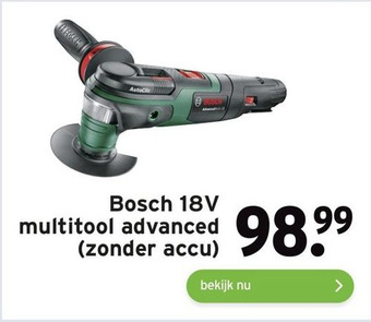 GAMMA Bosch 18V multitool advanced (zonder accu) aanbieding