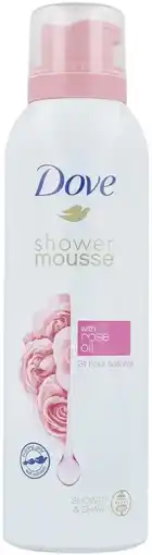 De Online Drogist Dove Shower Mousse Rose Oil aanbieding