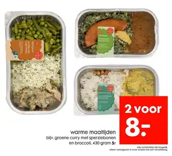 HEMA warme maaltijden aanbieding