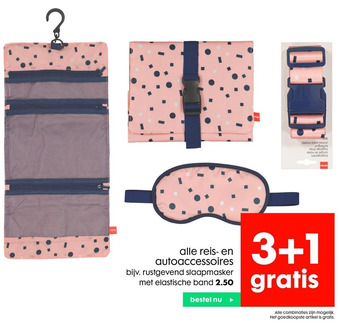 HEMA alle reis- en autoaccessoires aanbieding
