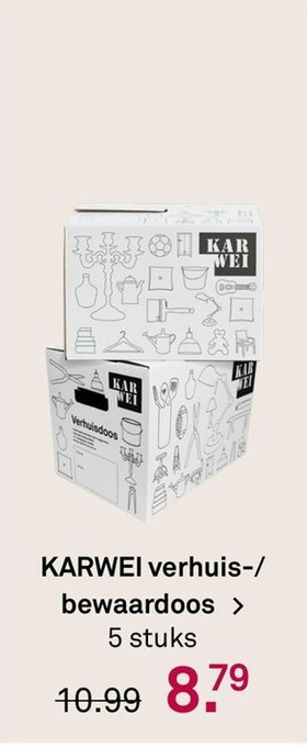 Karwei KARWEI verhuis-/ bewaardoos > aanbieding