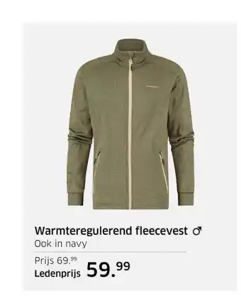 ANWB warmteregulerentd fleecevest aanbieding