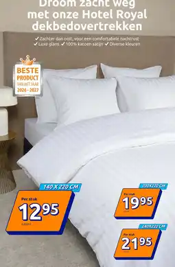 Action Hotel Royal dekbedovertrekken aanbieding