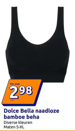 Action Dolce Bella naadloze bamboe beha aanbieding