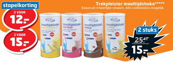 Trekpleister Trekpleister maaltijdshake aanbieding