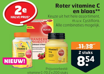 Trekpleister Roter vitamine C en blaas aanbieding