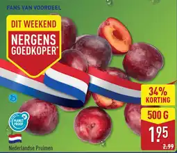 ALDI Nederlandse Pruimen aanbieding