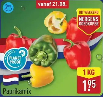 ALDI Paprikamix aanbieding