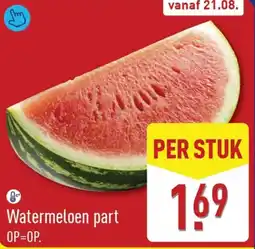 ALDI Watermeloen Part aanbieding