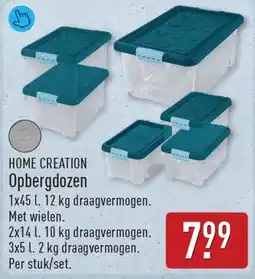 ALDI Home Creation Opbergdozen aanbieding