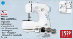 ALDI Ambiano mini-naaimachine aanbieding