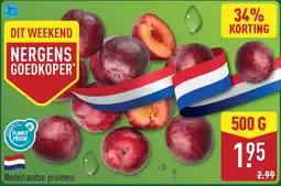 ALDI Nederlandse Pruimen aanbieding