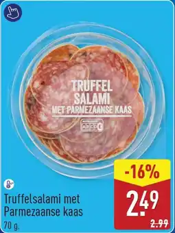 ALDI Truffelsalami met Parmezaanse Kaas aanbieding