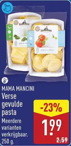ALDI Mama Mancini Verse Gevulde Pasta aanbieding