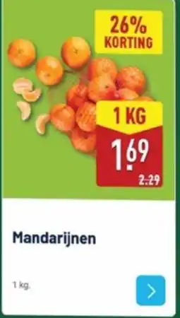 ALDI Mandarijnen aanbieding
