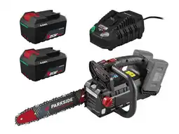 Lidl PARKSIDE Accu-kettingzaag 40 V, met 2 accu's 4 Ah en snellader 4,5 A aanbieding
