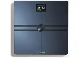 MediaMarkt Withings Body Comp Lichaamsanalyseweegschaal Zwart aanbieding