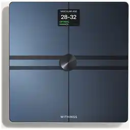 MediaMarkt Withings Body Comp Lichaamsanalyseweegschaal Zwart aanbieding