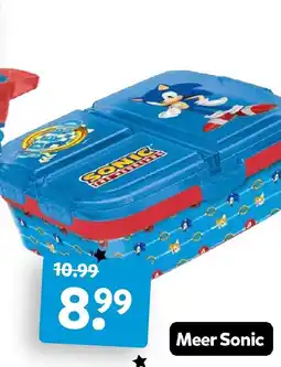 Intertoys Sonic lunchbox aanbieding
