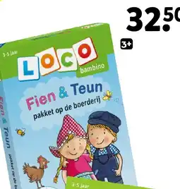 Intertoys Fien & Teun pakket op de boerderij aanbieding
