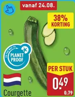 ALDI Courgette aanbieding