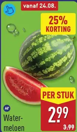 ALDI Watermeloen aanbieding