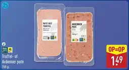 ALDI Truffel of ardenner paté aanbieding