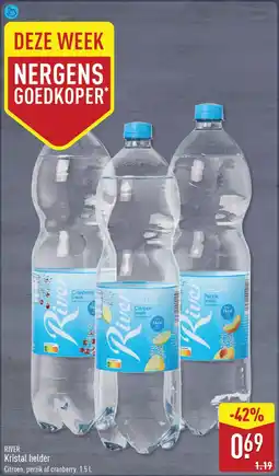 ALDI River kristal helder aanbieding