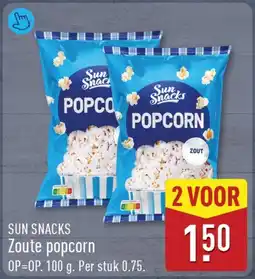 ALDI Sun snacks zoute popcorn aanbieding