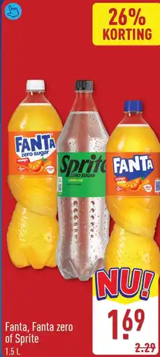 ALDI Fanta, fanta zero of sprite aanbieding