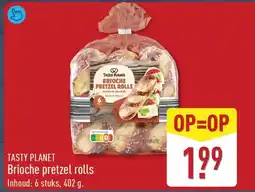 ALDI Tasty planet brioche pretzel rolls aanbieding