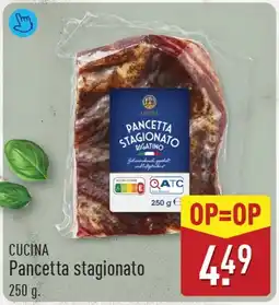 ALDI Cucina pancetta stagionato aanbieding